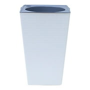 Plant Pots Tall Self Watering Indoor Outdoor for Patio Planter Pot Decorative Gardening \u0026 Home Decor Square